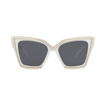 Valentino Cat Eye-Frame Acetate Sunglasses — White