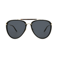 Gucci Aviator Style-Frame Acetate Sunglasses — Black