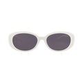Gucci Round-Frame Injection Sunglasses — White