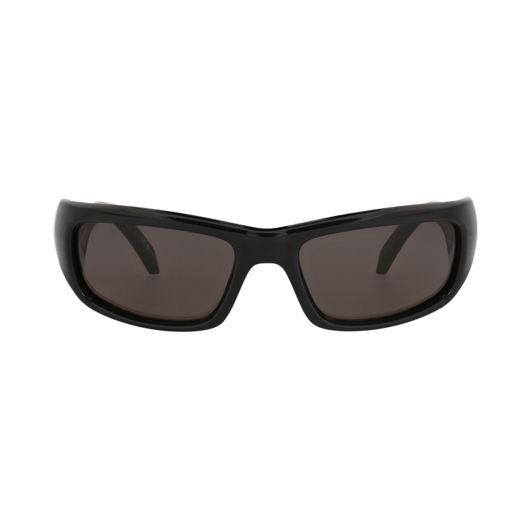 Balenciaga Square-Frame Bio Injection Sunglasses — Black