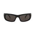 Balenciaga Square-Frame Bio Injection Sunglasses — Black