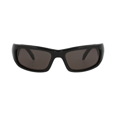 Balenciaga Square-Frame Bio Injection Sunglasses — Black
