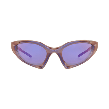Balenciaga Shield-Frame Bio Injection Sunglasses — Purple