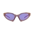Balenciaga Shield-Frame Bio Injection Sunglasses — Purple