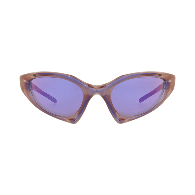 Balenciaga Shield-Frame Bio Injection Sunglasses — Purple