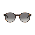 Saint Laurent Round-Frame Acetate Sunglasses — Brown