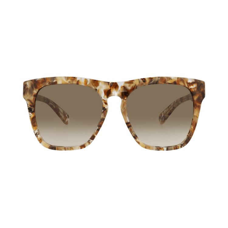 Chloé Square-Frame Recycled Acetate Sunglasses — Brown
