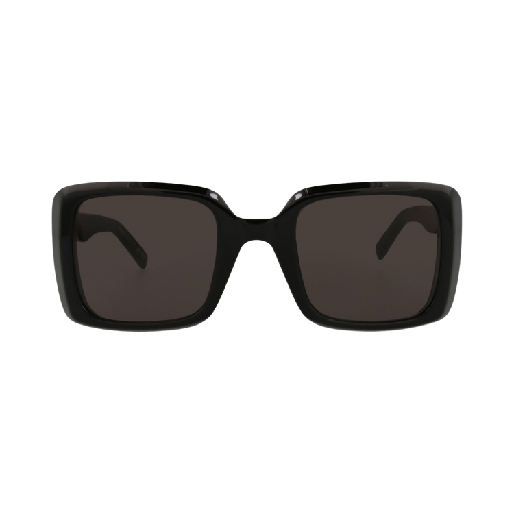 Saint Laurent Square-Frame Acetate Sunglasses — Black