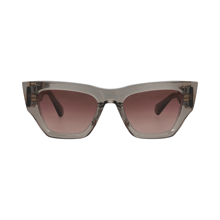 Valentino Cat Eye-Frame Acetate Sunglasses — Grey