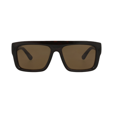 Gucci Square-Frame Recycled Acetate Sunglasses — Brown