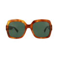 Gucci Square-Frame Acetate Sunglasses — Brown