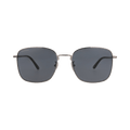 Gucci Square-Frame Metal Sunglasses — Silver