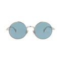 Kenzo Round-Frame Metal Sunglasses — Silver