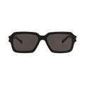 Saint Laurent Square-Frame Recycled Acetate Sunglasses — Black