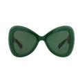 Valentino Cat Eye-Frame Acetate Sunglasses — Green