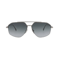 Fendi Aviator-Frame Metal Sunglasses — Silver