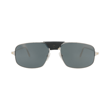 Cartier Aviator-Frame Metal Sunglasses — Silver