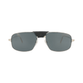 Cartier Aviator-Frame Metal Sunglasses — Silver