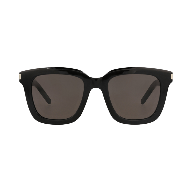 Saint Laurent Square-Frame Acetate Sunglasses — Black