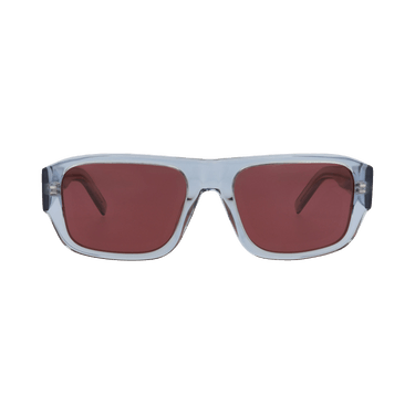 Kenzo Square-Frame Acetate Sunglasses — Blue