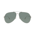 Cartier Aviator-Frame Metal Sunglasses — Silver
