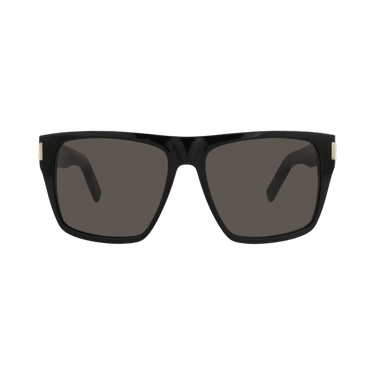 Saint Laurent Square-Frame Acetate Sunglasses — Black