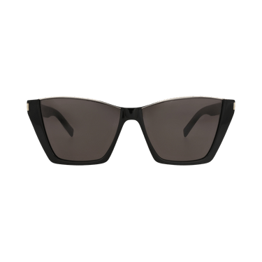 Saint Laurent Cat Eye-Frame Acetate Sunglasses — Black