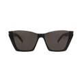 Saint Laurent Cat Eye-Frame Acetate Sunglasses — Black