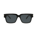 Saint Laurent Square-Frame Recycled Acetate Sunglasses — Black