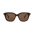 Gucci Square-Frame Recycled Acetate Sunglasses — Brown