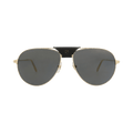 Cartier Aviator-Frame Metal Sunglasses — Gold
