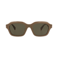 Kenzo Square-Frame Acetate Sunglasses — Tan