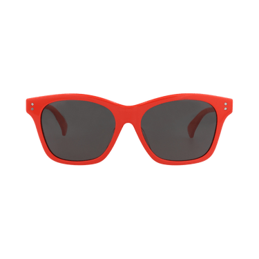 Kenzo Square-Frame Acetate Sunglasses — Red
