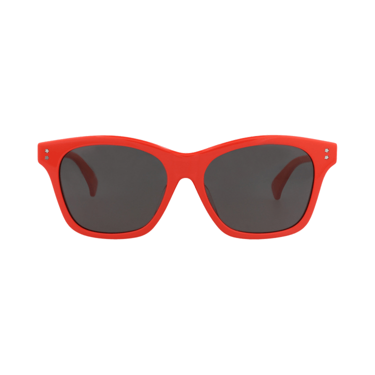 Kenzo Square-Frame Acetate Sunglasses — Red