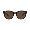 Gucci Round-Frame Recycled Acetate Sunglasses — Brown