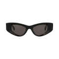 Balenciaga Cat Eye Frame Acetate Sunglasses — Black