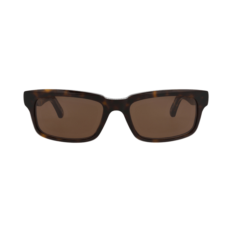 Balenciaga Square-Frame Recycled Acetate Sunglasses — Brown