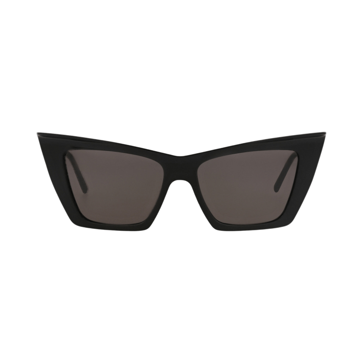 Saint Laurent Cat Eye-Frame Acetate Sunglasses — Black