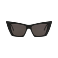 Saint Laurent Cat Eye-Frame Acetate Sunglasses — Black