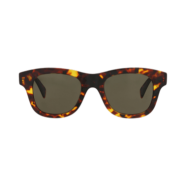 Kenzo Square-Frame Acetate Sunglasses — Brown