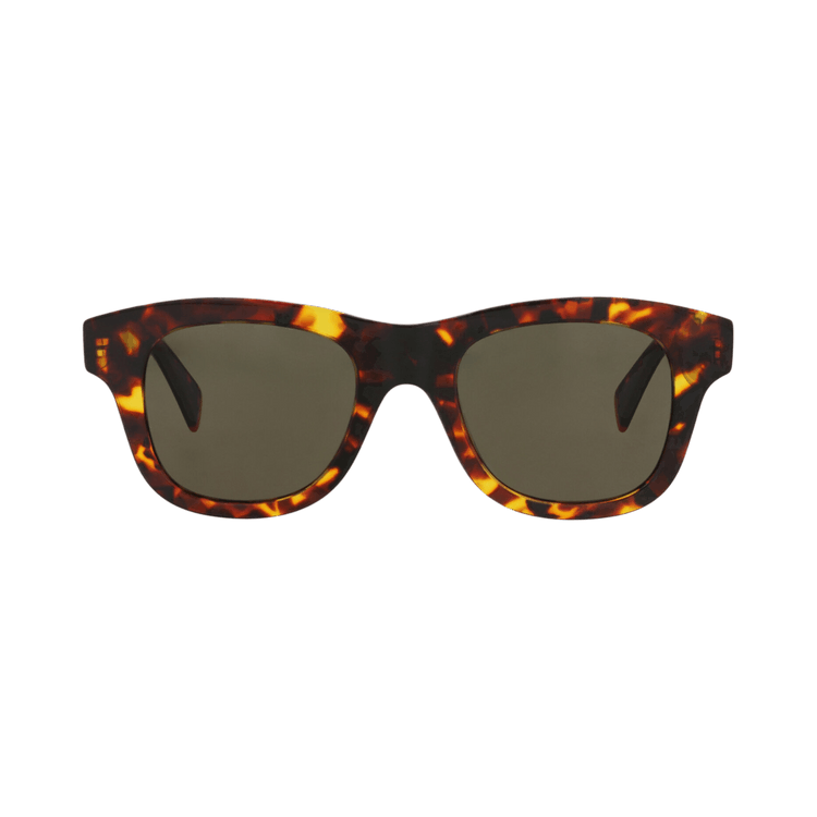 Kenzo Square-Frame Acetate Sunglasses — Brown