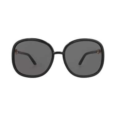 Gucci Square-Frame Injection Sunglasses — Black