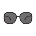 Gucci Square-Frame Injection Sunglasses — Black