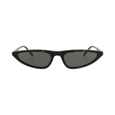 Saint Laurent Cat Eye-Frame Recycled Acetate Sunglasses — Brown