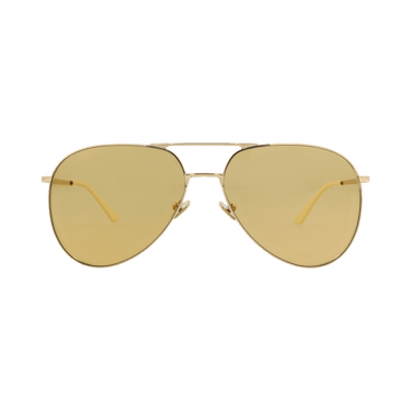 Valentino Aviator-Frame Acetate Sunglasses — Gold