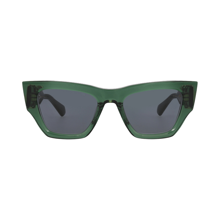 Valentino Cat Eye-Frame Acetate Sunglasses — Green
