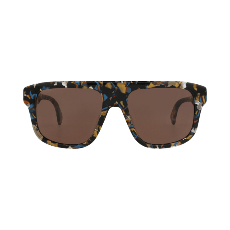 Kenzo Aviator-Frame Acetate Sunglasses — Brown