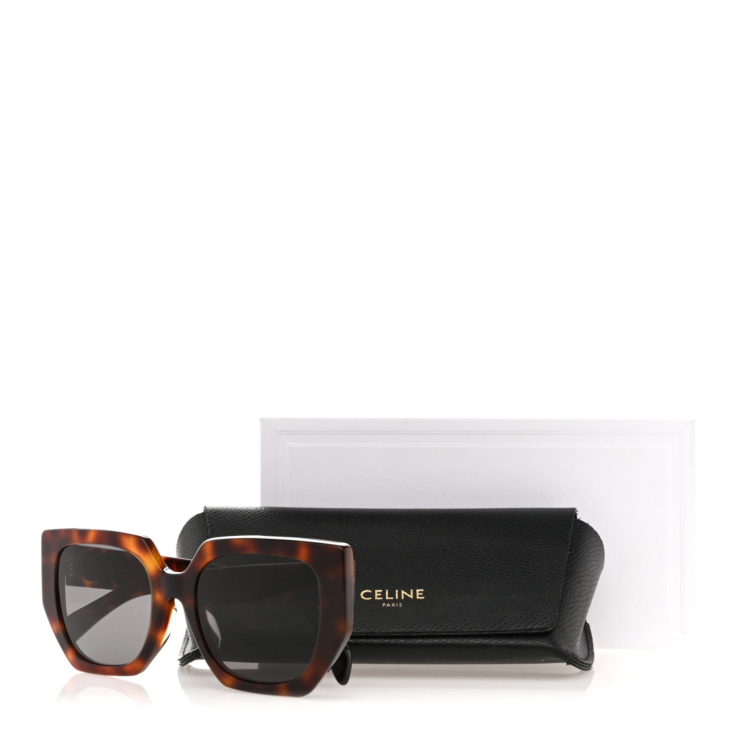 Celine Butterfly Sunglasses — Tortoise