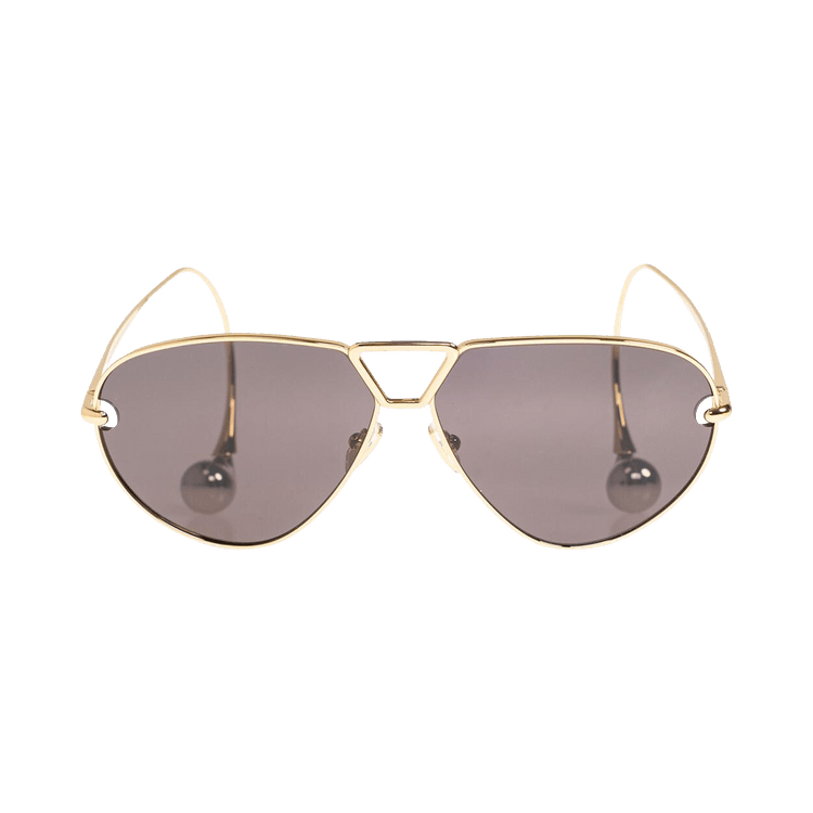 Bottega Veneta Sunglasses — Gold