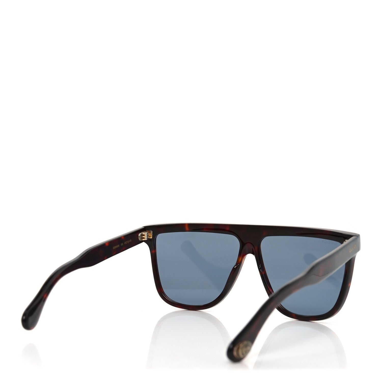 Gucci Oversized Square Sunglasses — Tortoise GG0582S